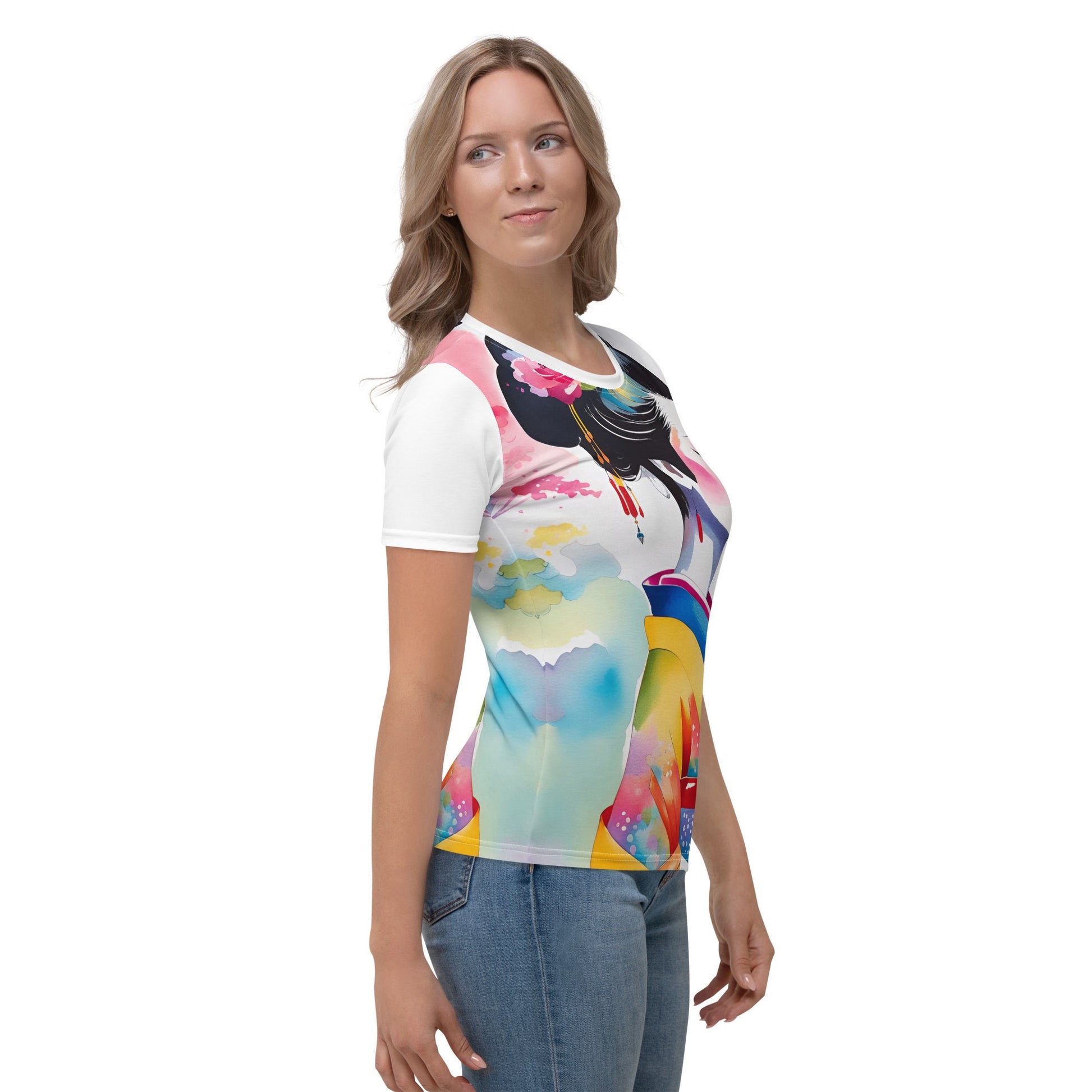 Geisha Girl - Womens T-Shirt - iSAW Company