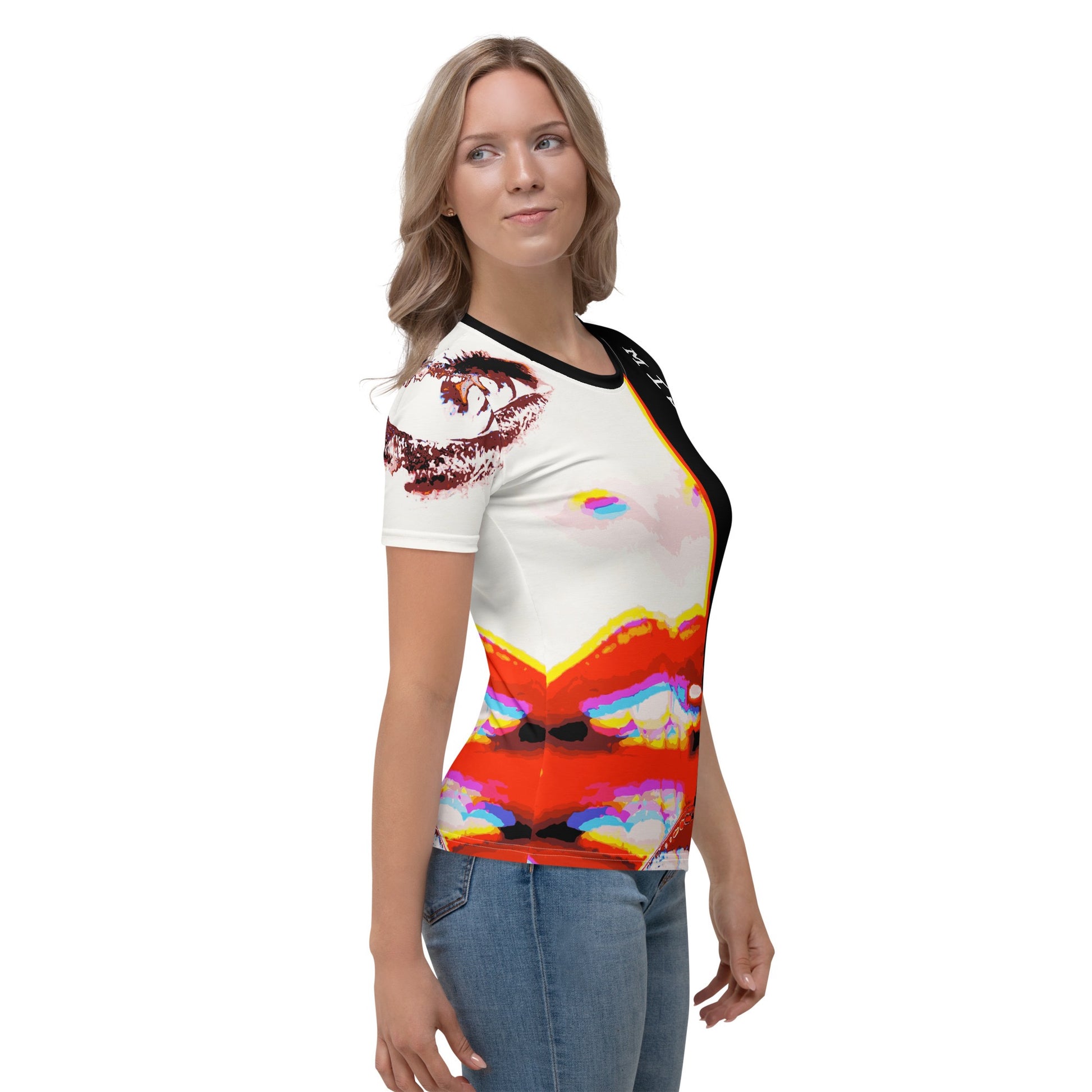 Miss Talk A Lot - Womens T-Shirt - iSAW Company