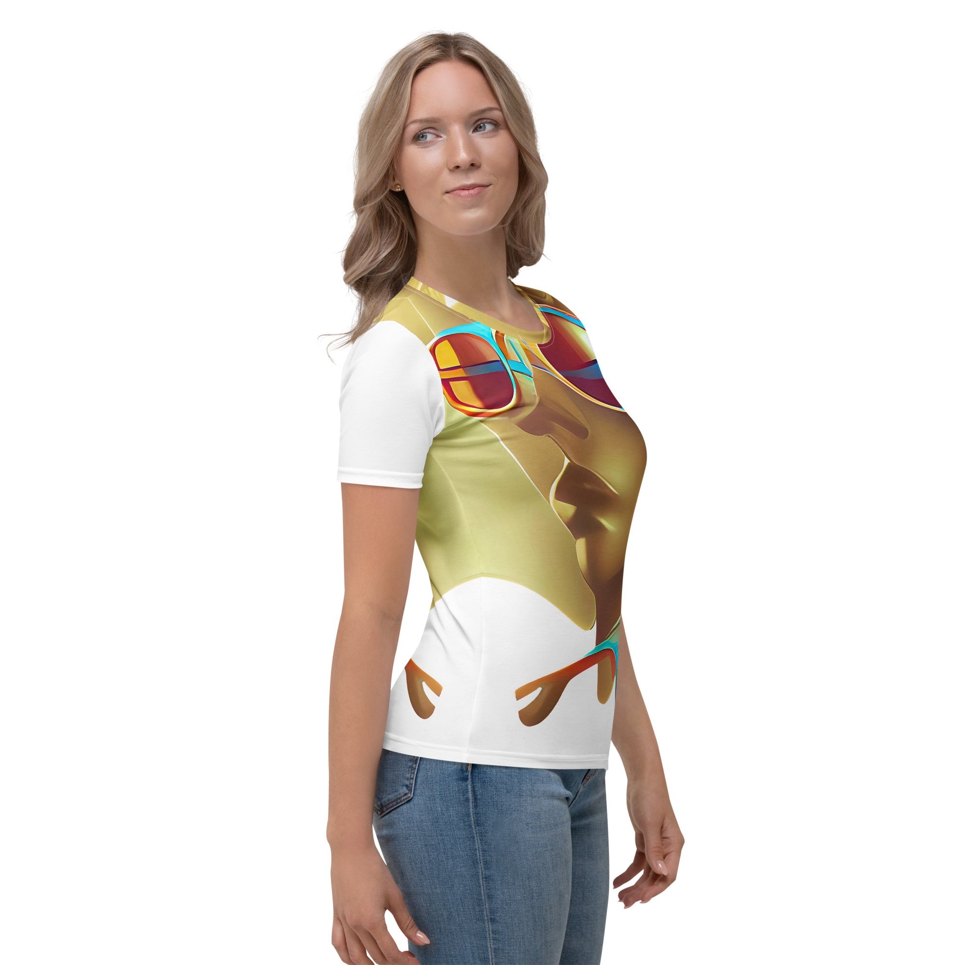 Retro Cool White - Womens T-Shirt - iSAW Company