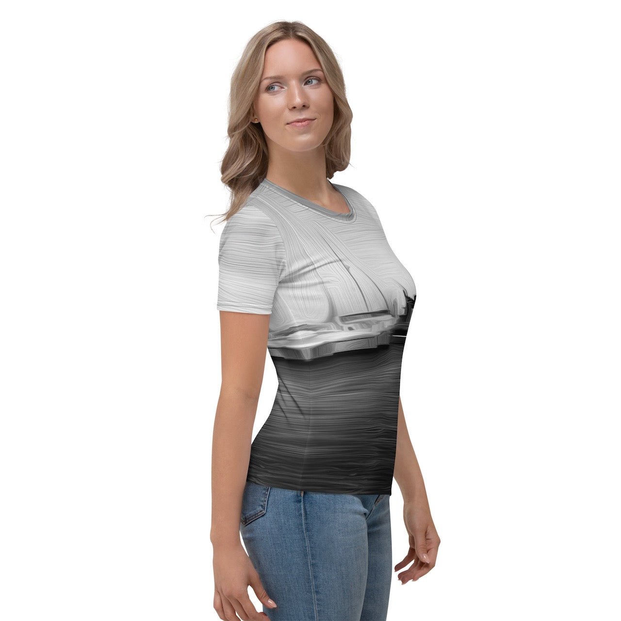 The Sleeping Yachts (at Night) - Womens T-Shirt - iSAW Company