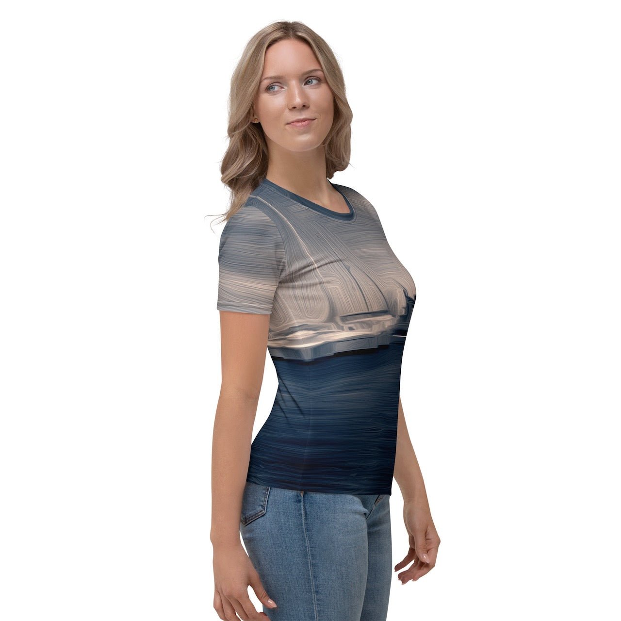 The Sleeping Yachts (at Sunrise) - Womens T-Shirt - iSAW Company