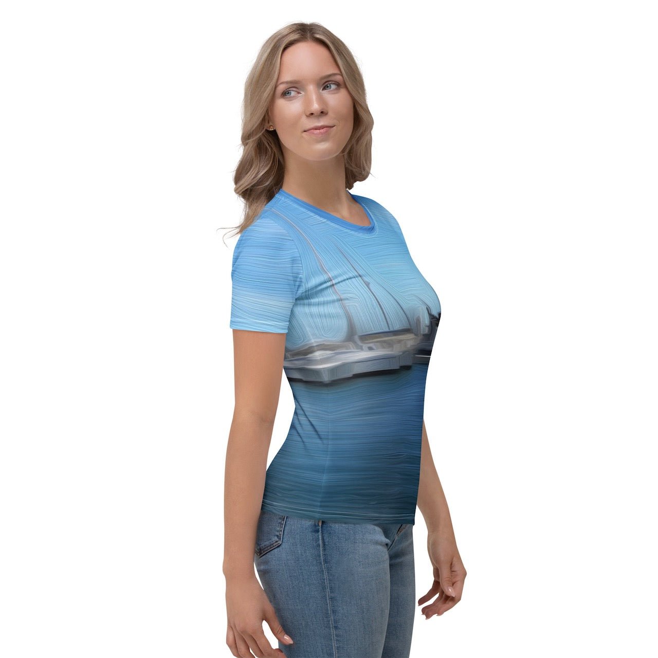 The Sleeping Yachts (at Morning) - Womens T-Shirt - iSAW Company