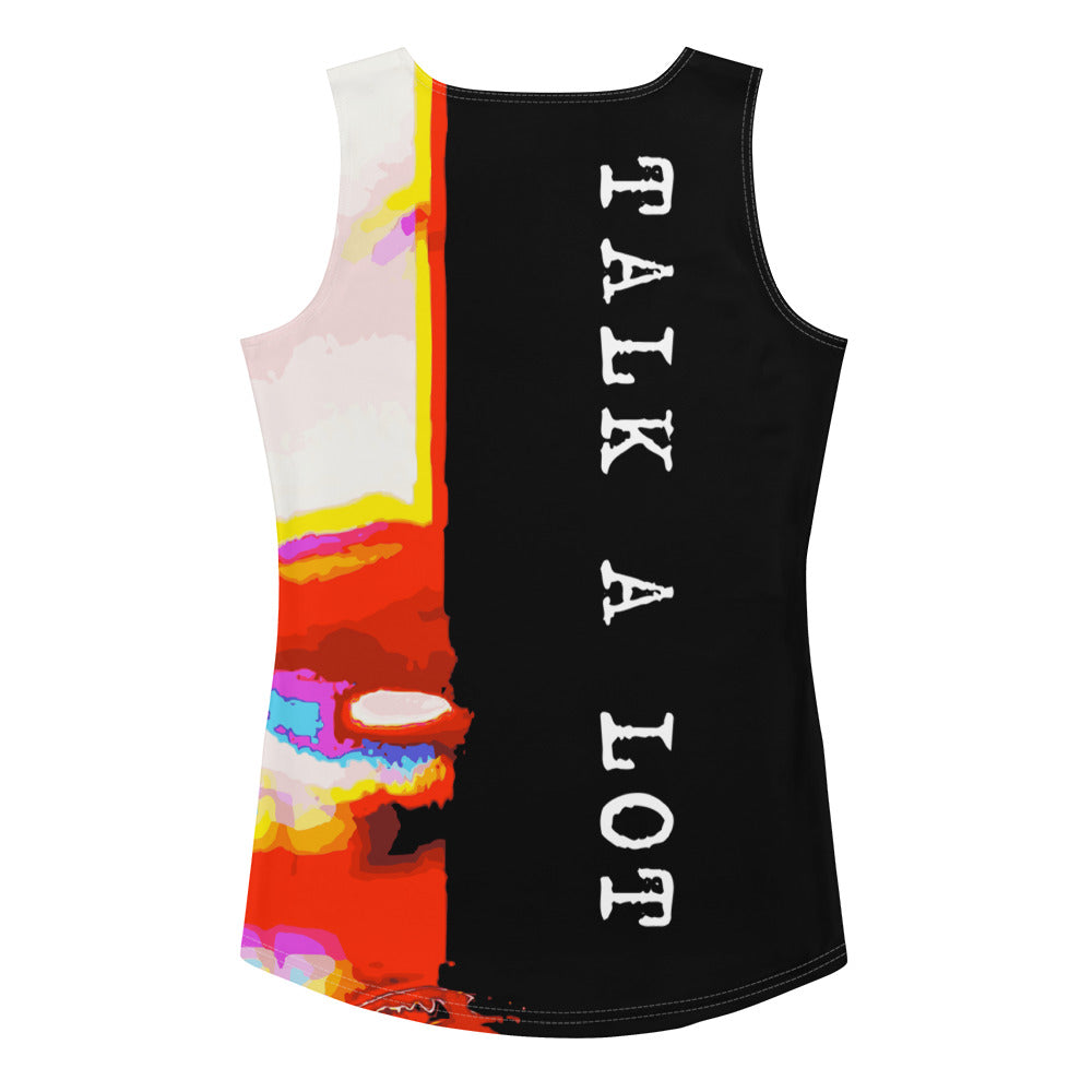 Miss Talk A Lot - Womens Tank Top