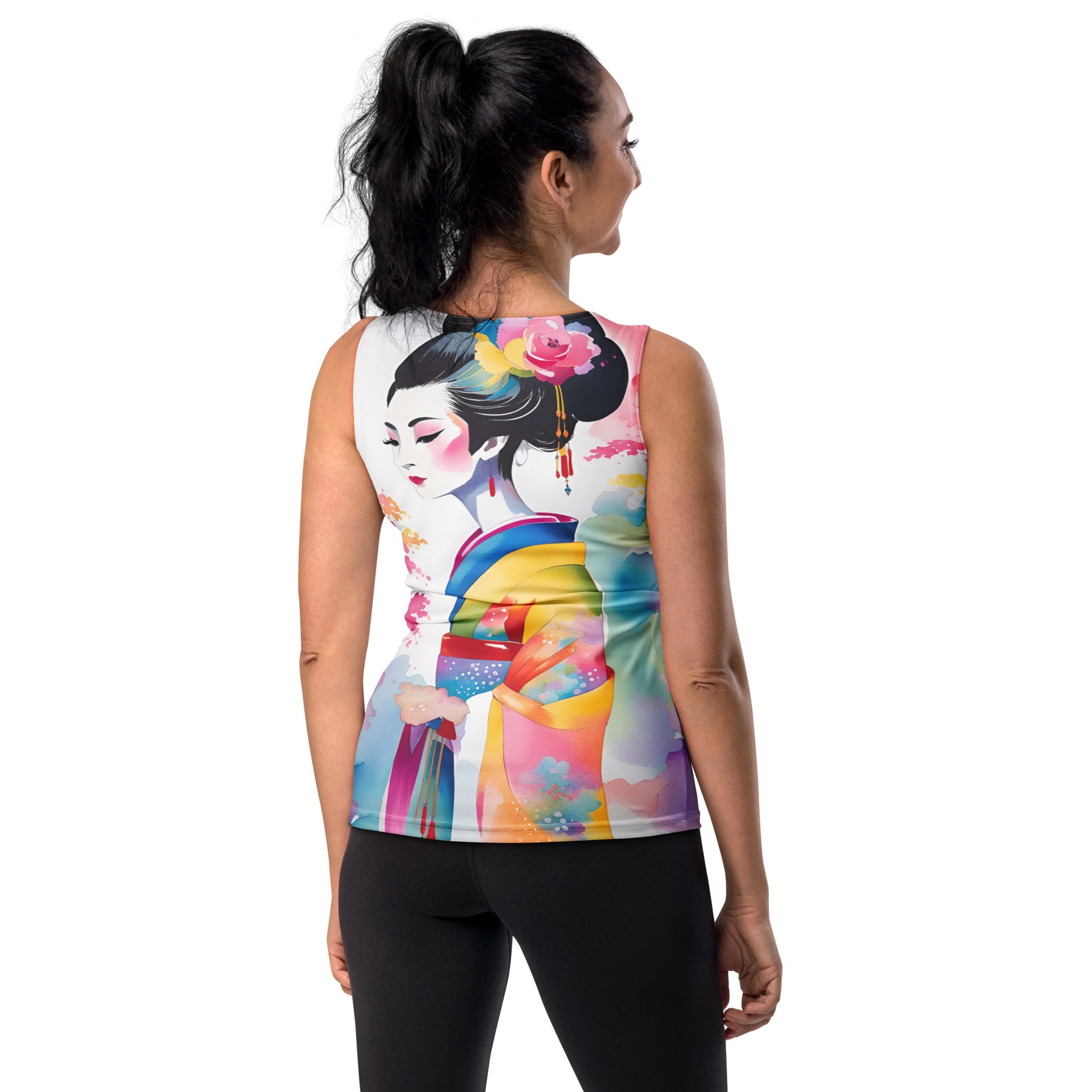 Geisha Girl - Womens Tank Top - iSAW Company