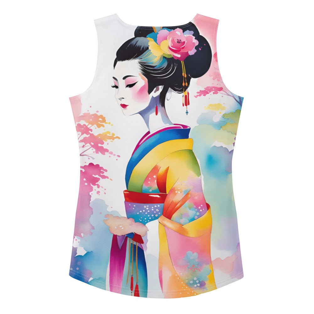 Geisha Girl - Womens Tank Top - iSAW Company