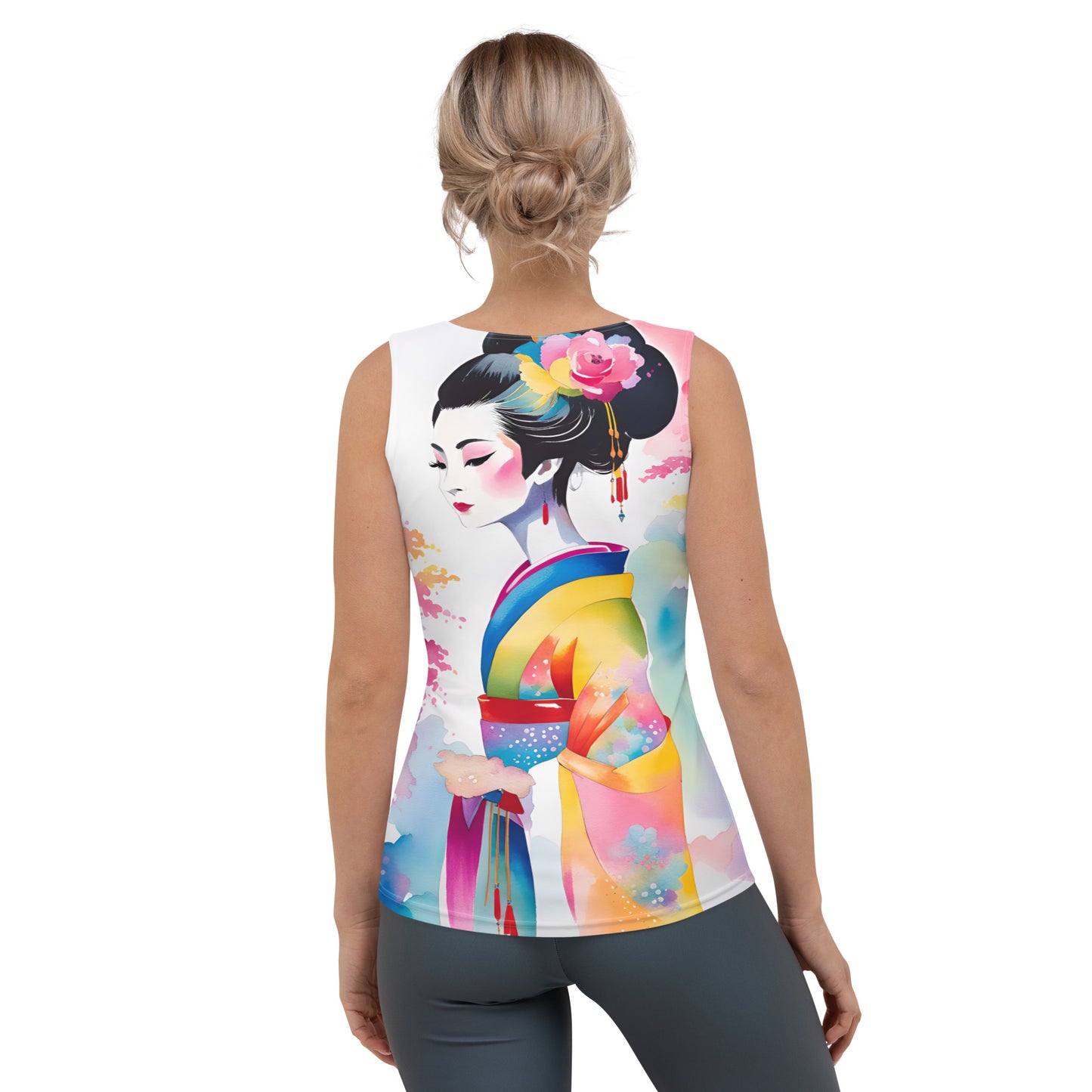 Geisha Girl - Womens Tank Top - iSAW Company