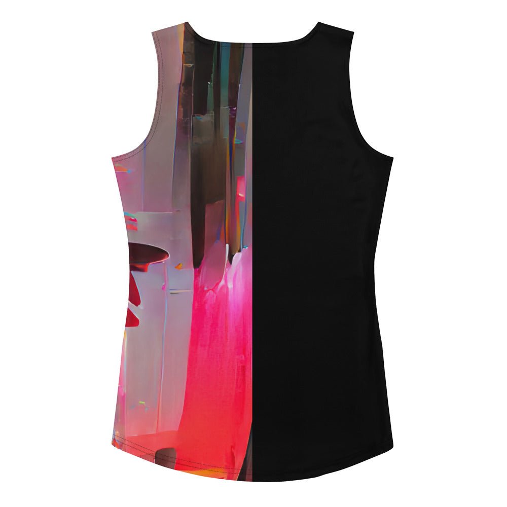 Half Black Half Báijiǔ - Womens Tank Top - iSAW Company