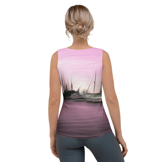The Sleeping Yachts (at Evening) - Womens Tank Top - iSAW Company
