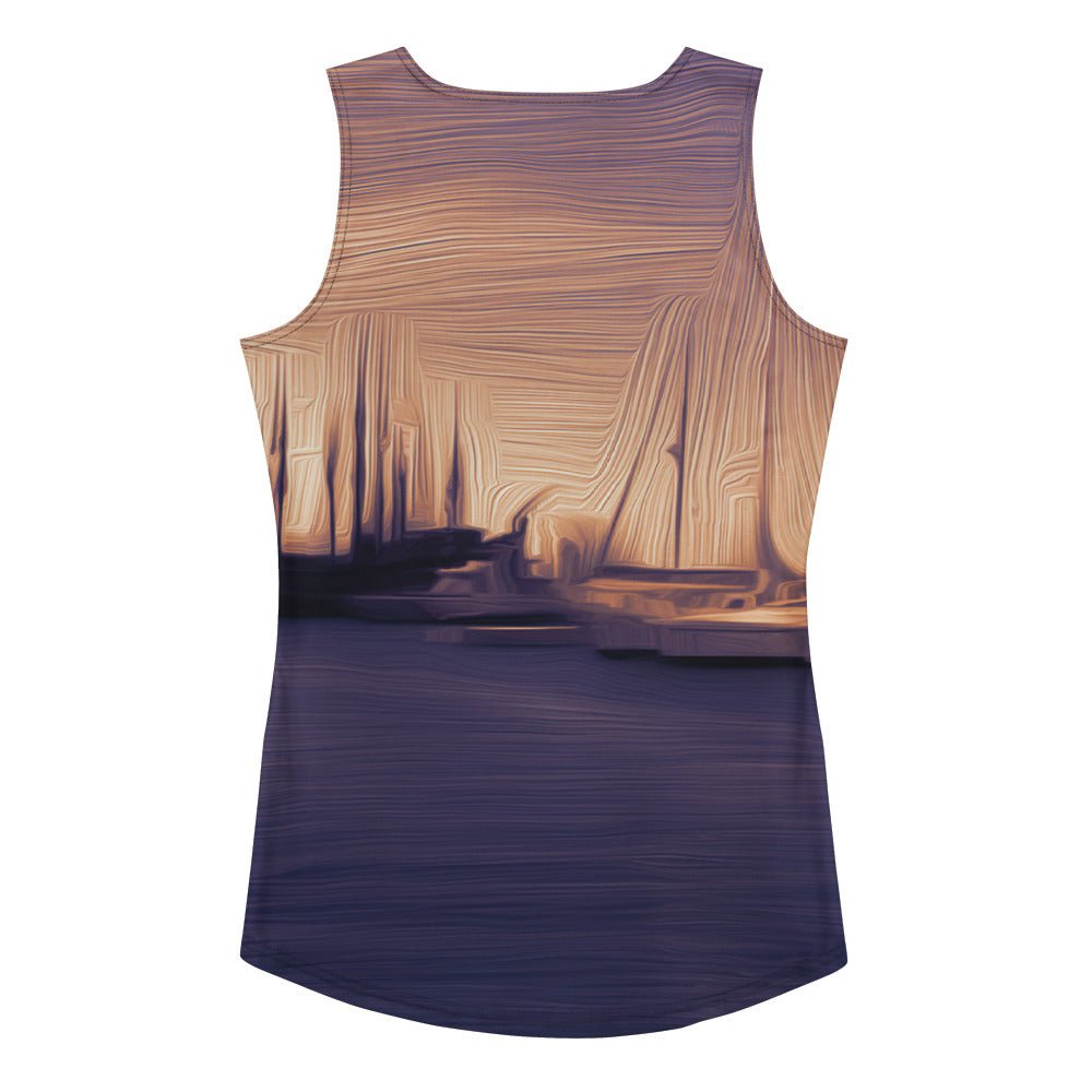The Sleeping Yachts (at Sunset) - Womens Tank Top - iSAW Company