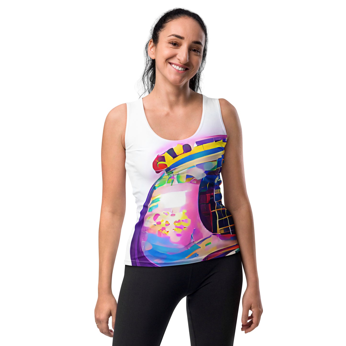 Hippie Guitar - Womens Tank Top - iSAW Company