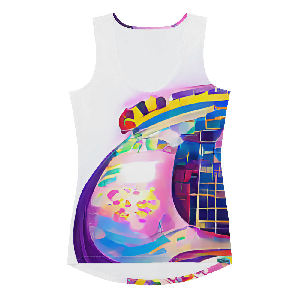 Hippie Guitar - Womens Tank Top - iSAW Company