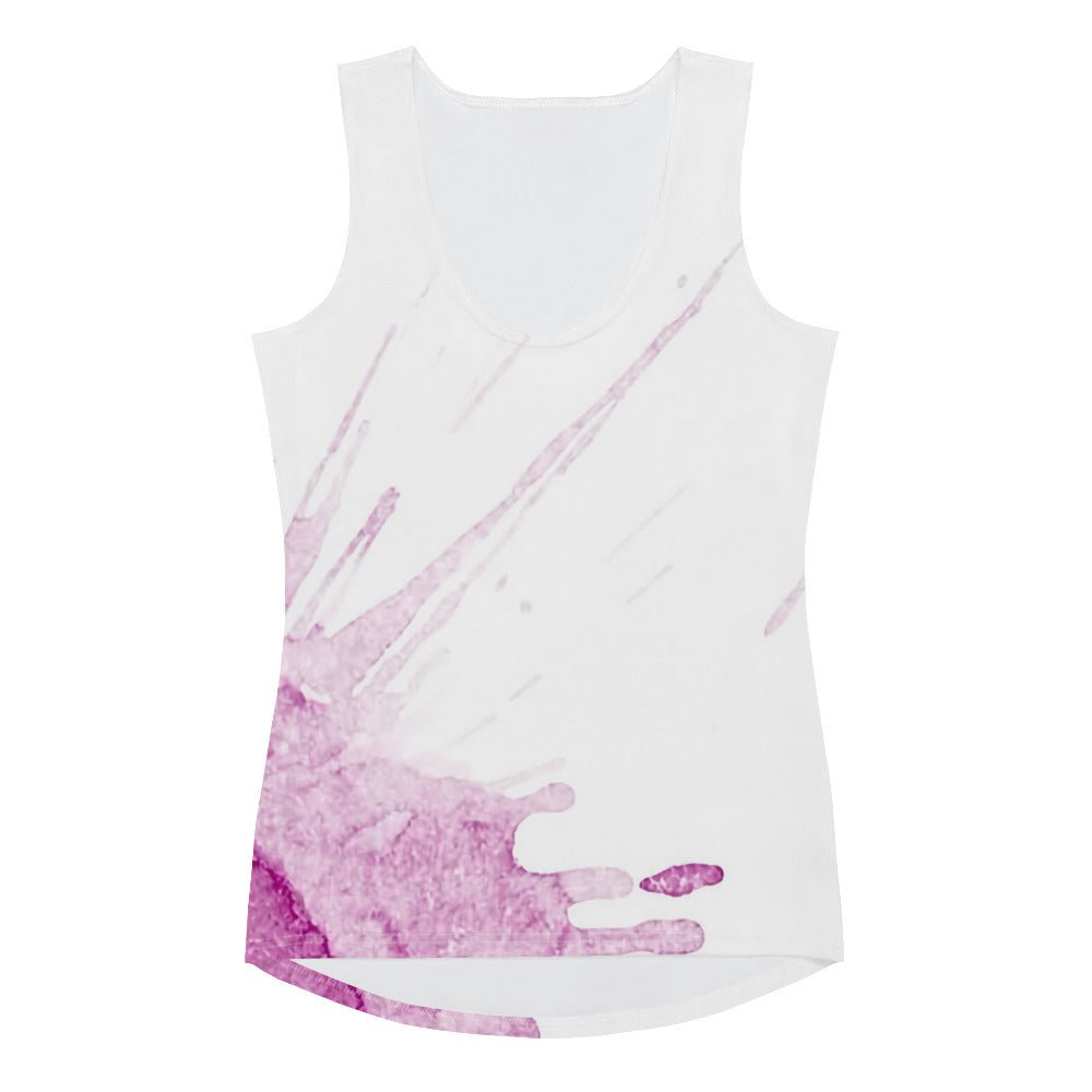 Watercolour Pink Splash - Womens Tank Top - iSAW Company