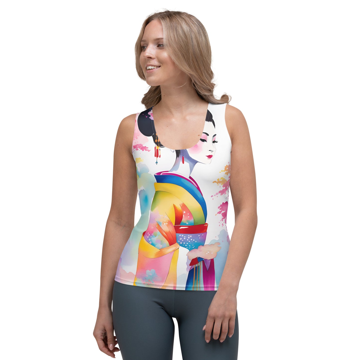 Geisha Girl - Womens Tank Top - iSAW Company