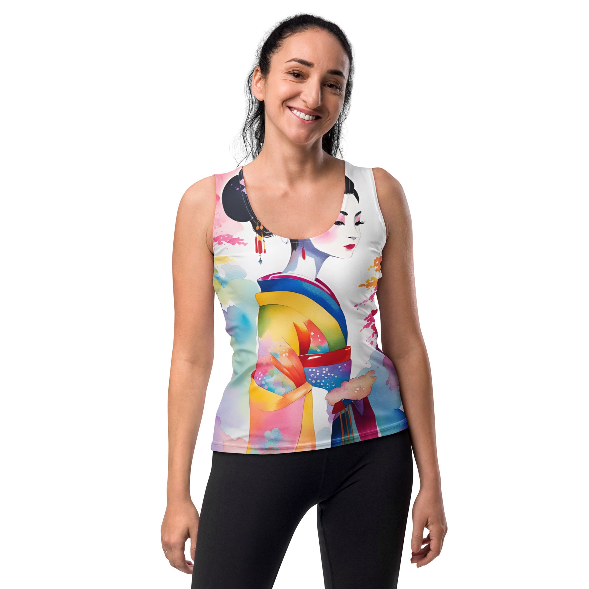 Geisha Girl - Womens Tank Top - iSAW Company