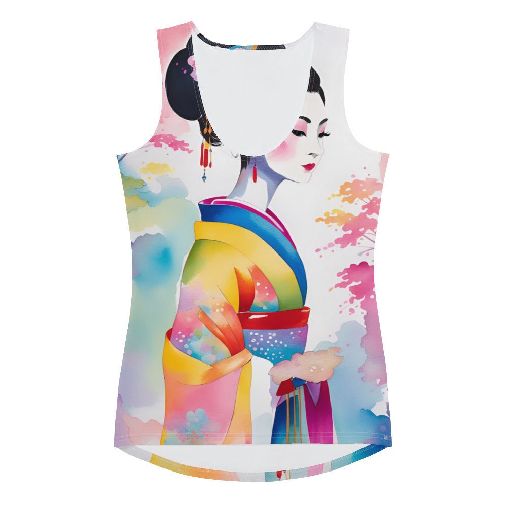 Geisha Girl - Womens Tank Top - iSAW Company