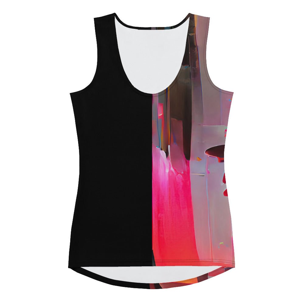 Half Black Half Báijiǔ - Womens Tank Top - iSAW Company