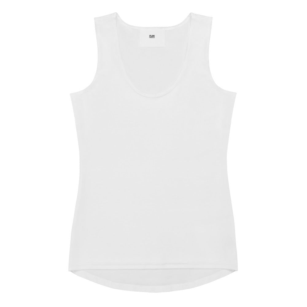 iSAW Womens White Tank Top - iSAW Company - iSAW Company