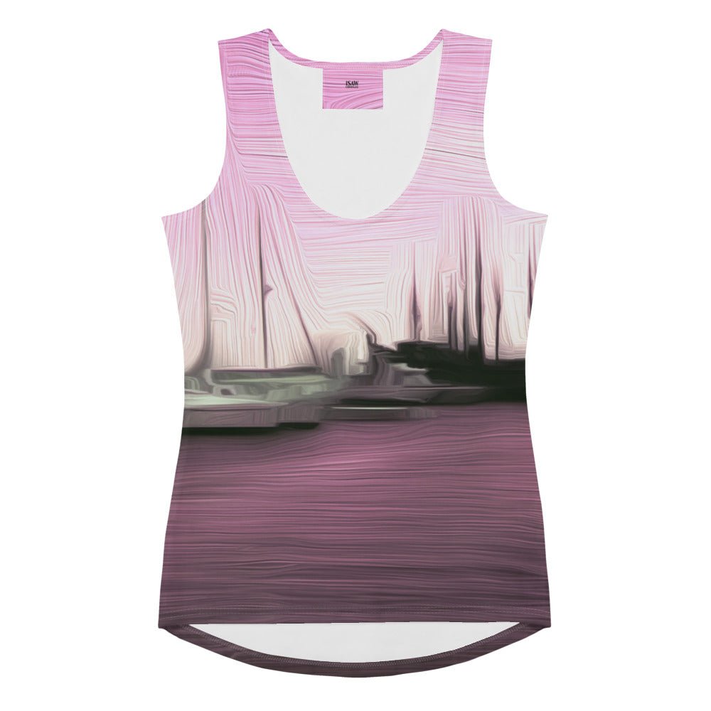 The Sleeping Yachts (at Evening) - Womens Tank Top - iSAW Company
