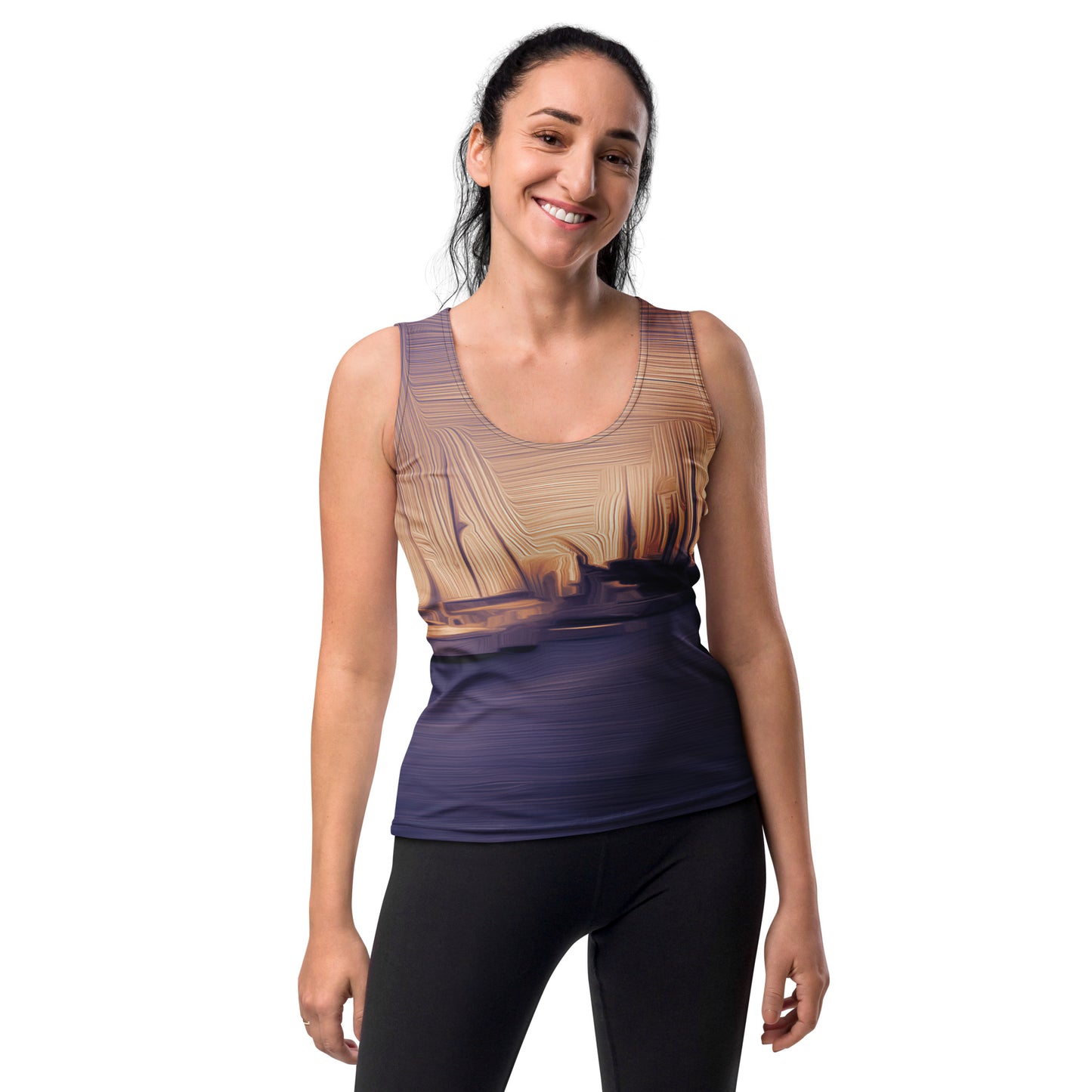 The Sleeping Yachts (at Sunset) - Womens Tank Top - iSAW Company