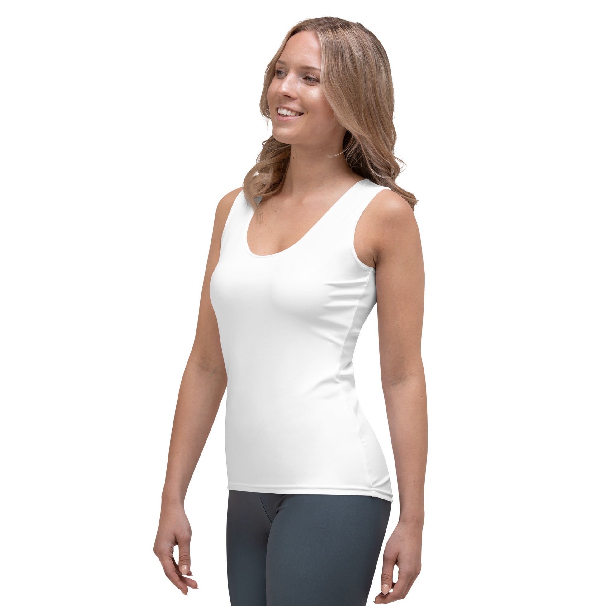 iSAW Womens White Tank Top - iSAW Company - iSAW Company