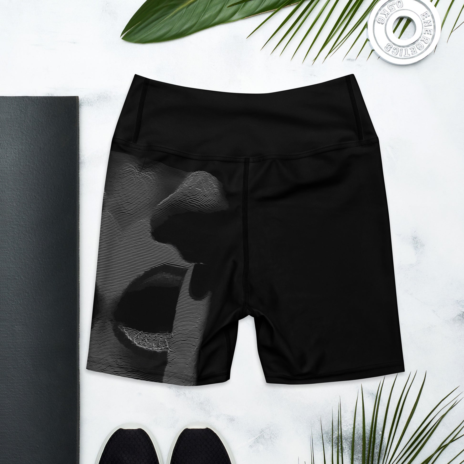 Shhh! - Womens Yoga Shorts - iSAW Company