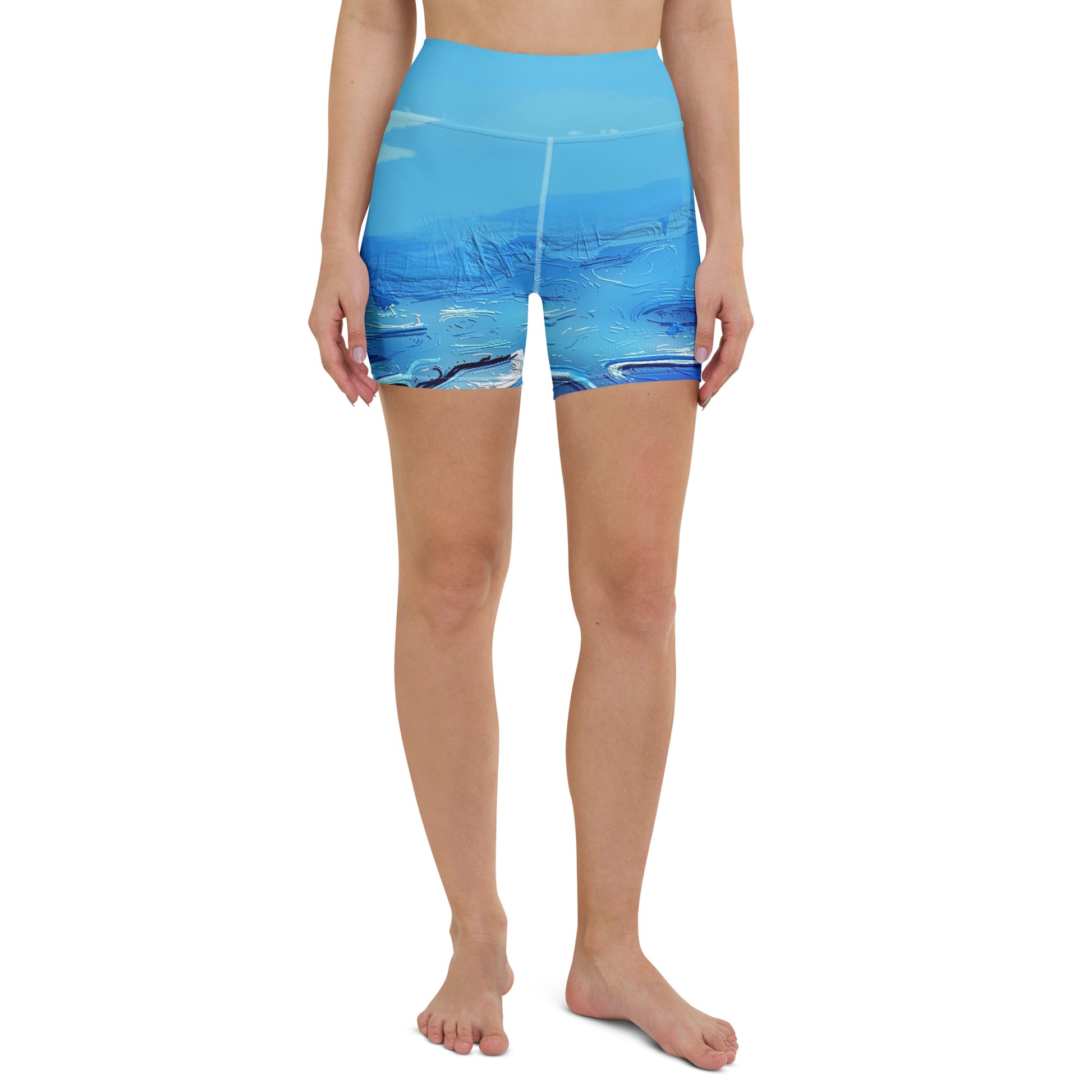 A Drop In The Ocean - Womens Yoga Shorts - iSAW Company
