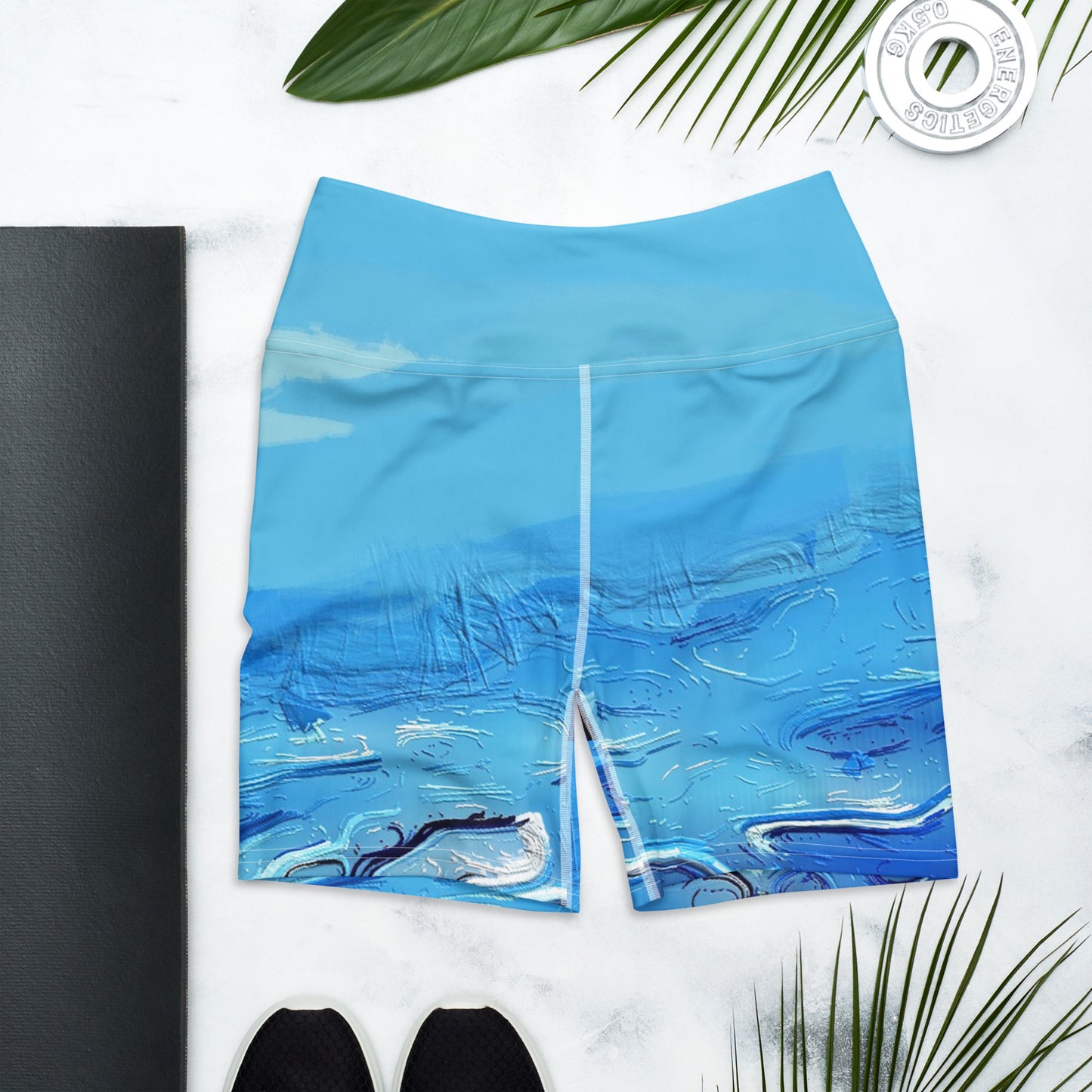 A Drop In The Ocean - Womens Yoga Shorts - iSAW Company