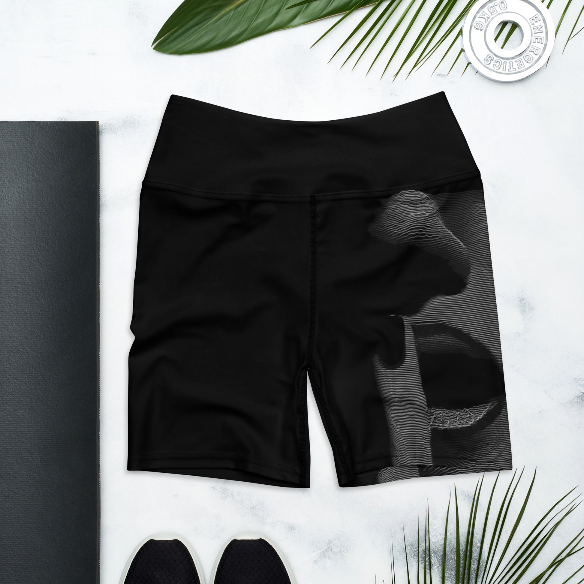 Shhh! - Womens Yoga Shorts - iSAW Company