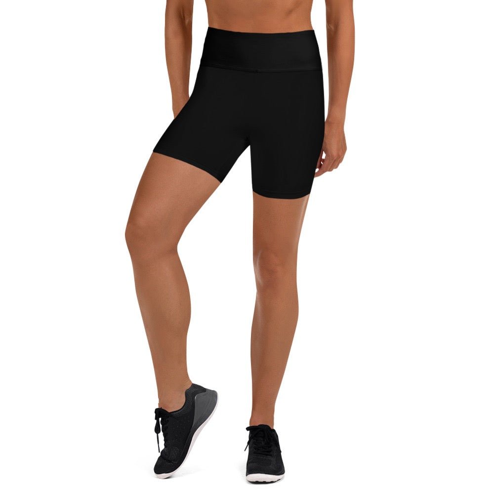 iSAW Womens Black Yoga Shorts - Comfort Fit - iSAW Company