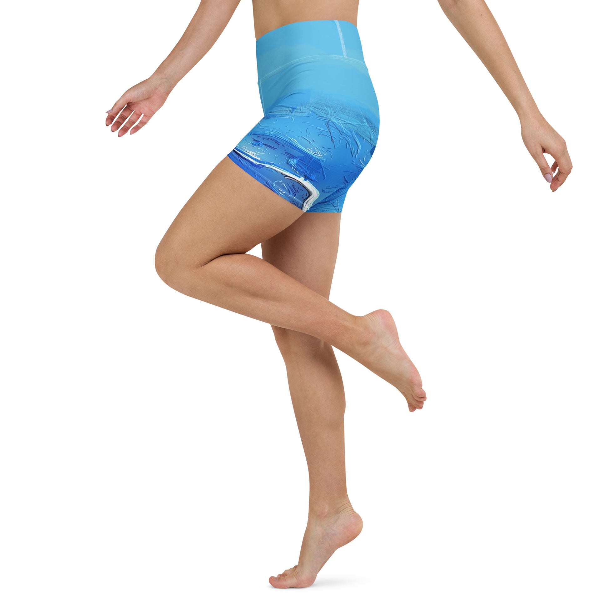 A Drop In The Ocean - Womens Yoga Shorts - iSAW Company
