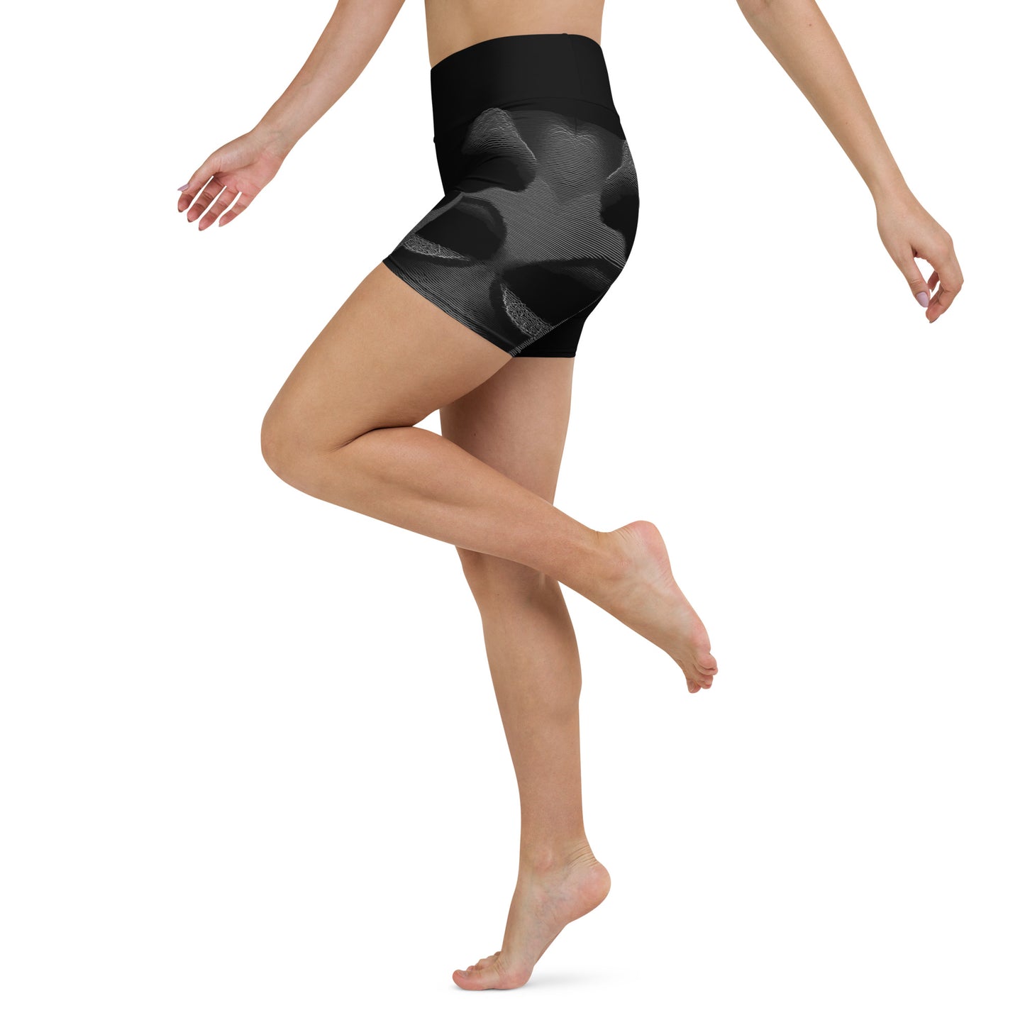 Shhh! - Womens Yoga Shorts - iSAW Company