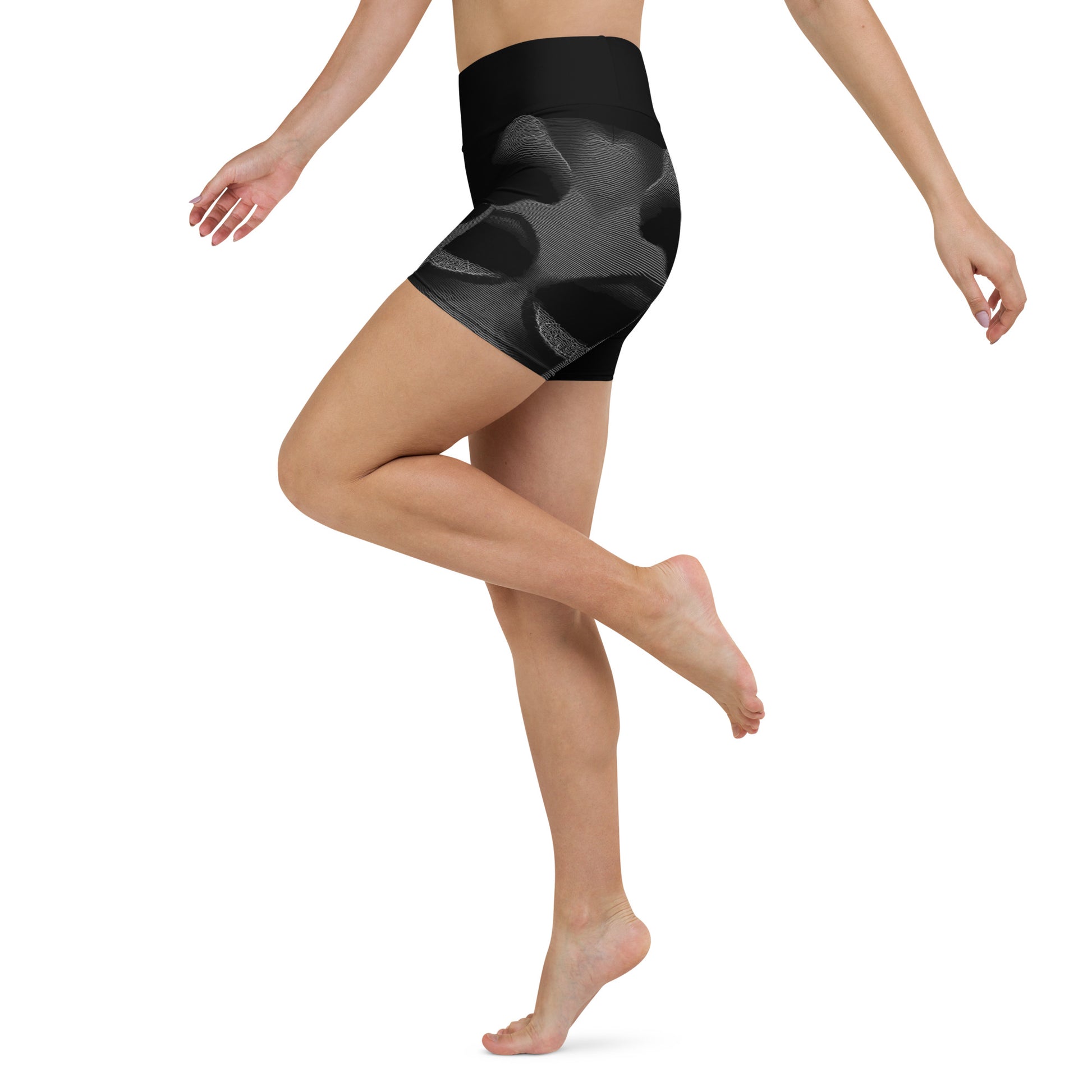 Shhh! - Womens Yoga Shorts - iSAW Company