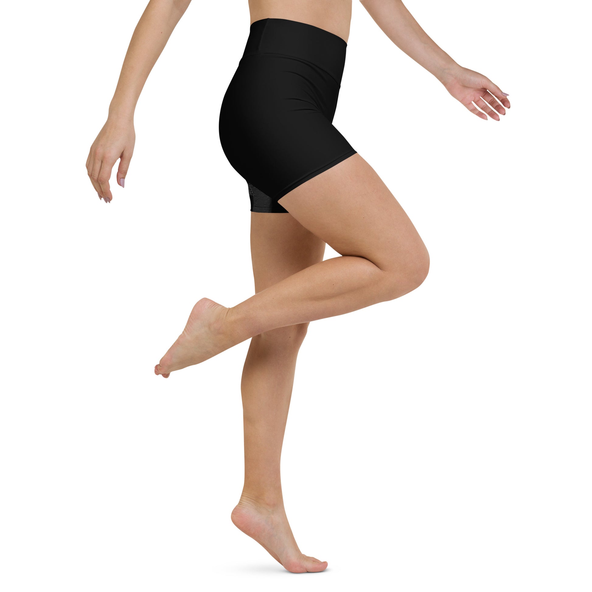 Shhh! - Womens Yoga Shorts - iSAW Company