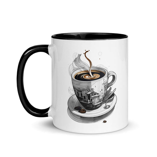 American Coffee - Black and White Mug - iSAW Company