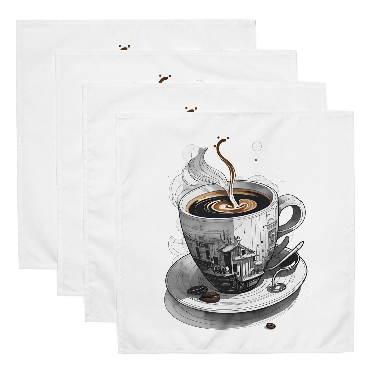American Coffee - Cloth Napkin Set - iSAW Company