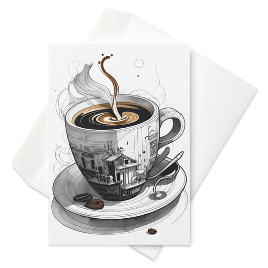 American Coffee - Note Card - iSAW Company