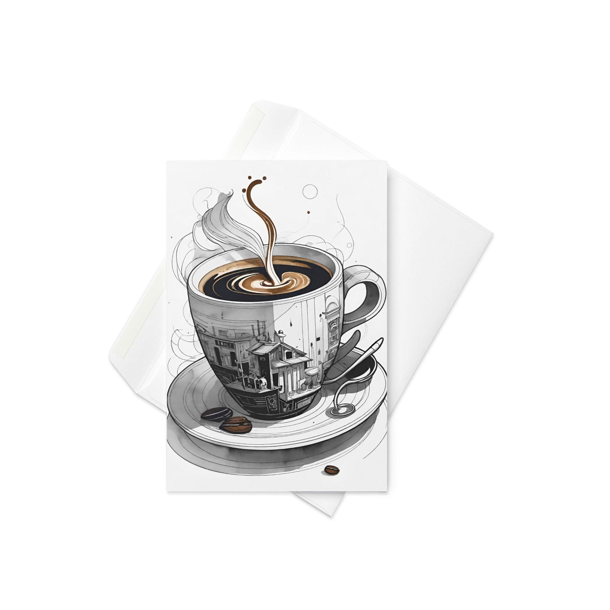 American Coffee - Note Card - iSAW Company