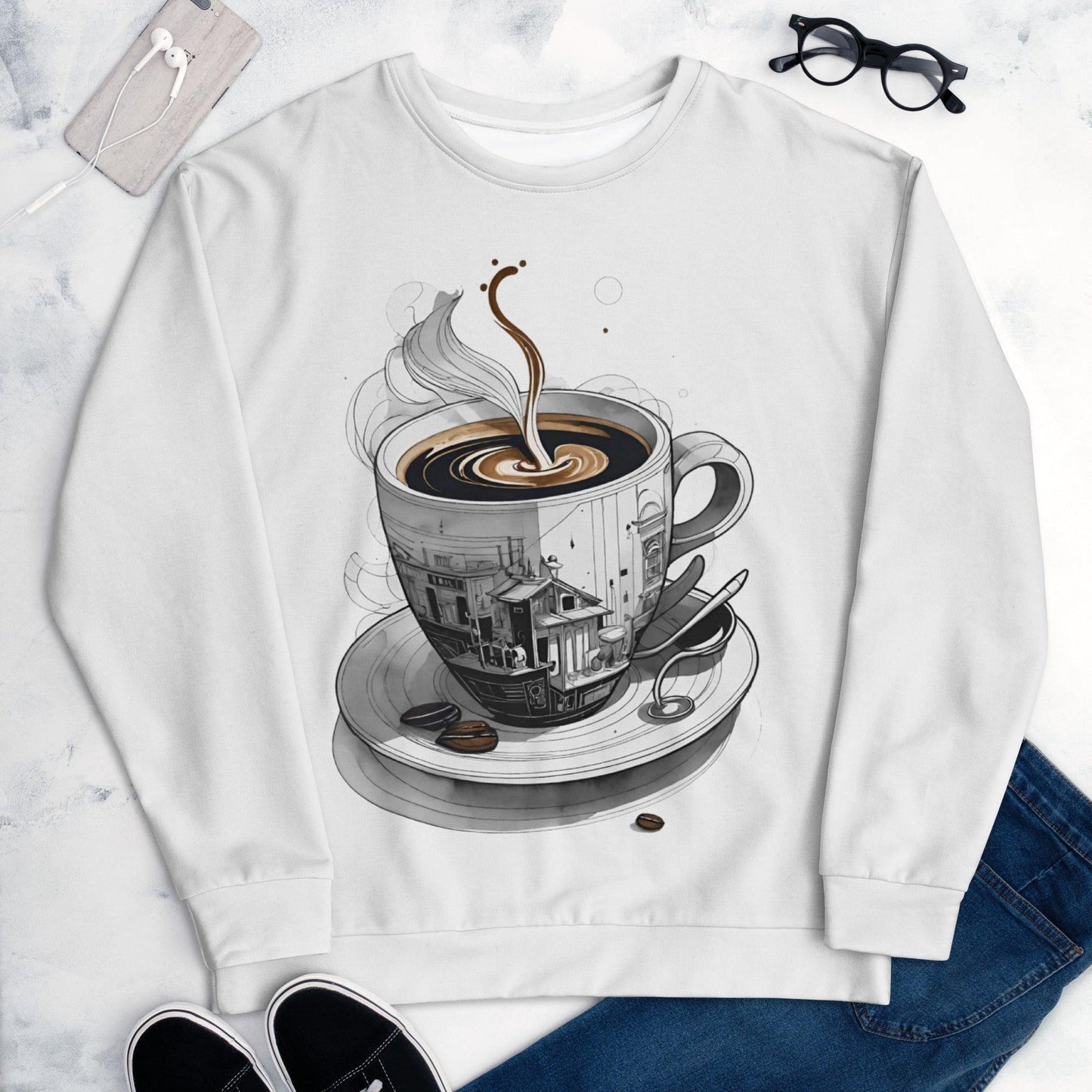 American Coffee - Unisex Sweatshirt - iSAW Company