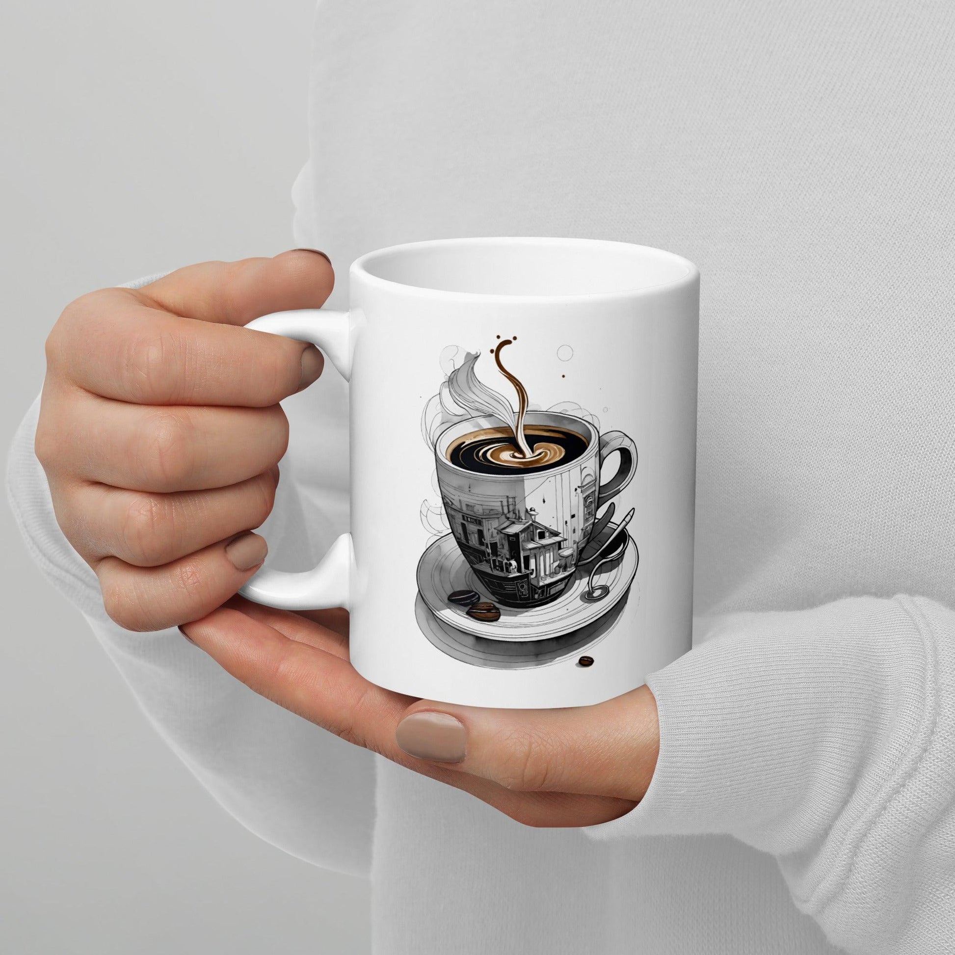 American Coffee - White Mug - iSAW Company
