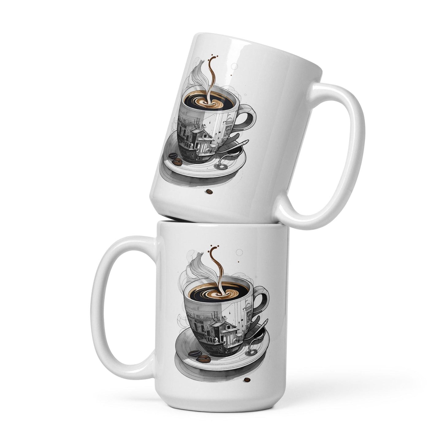 American Coffee - White Mug - iSAW Company