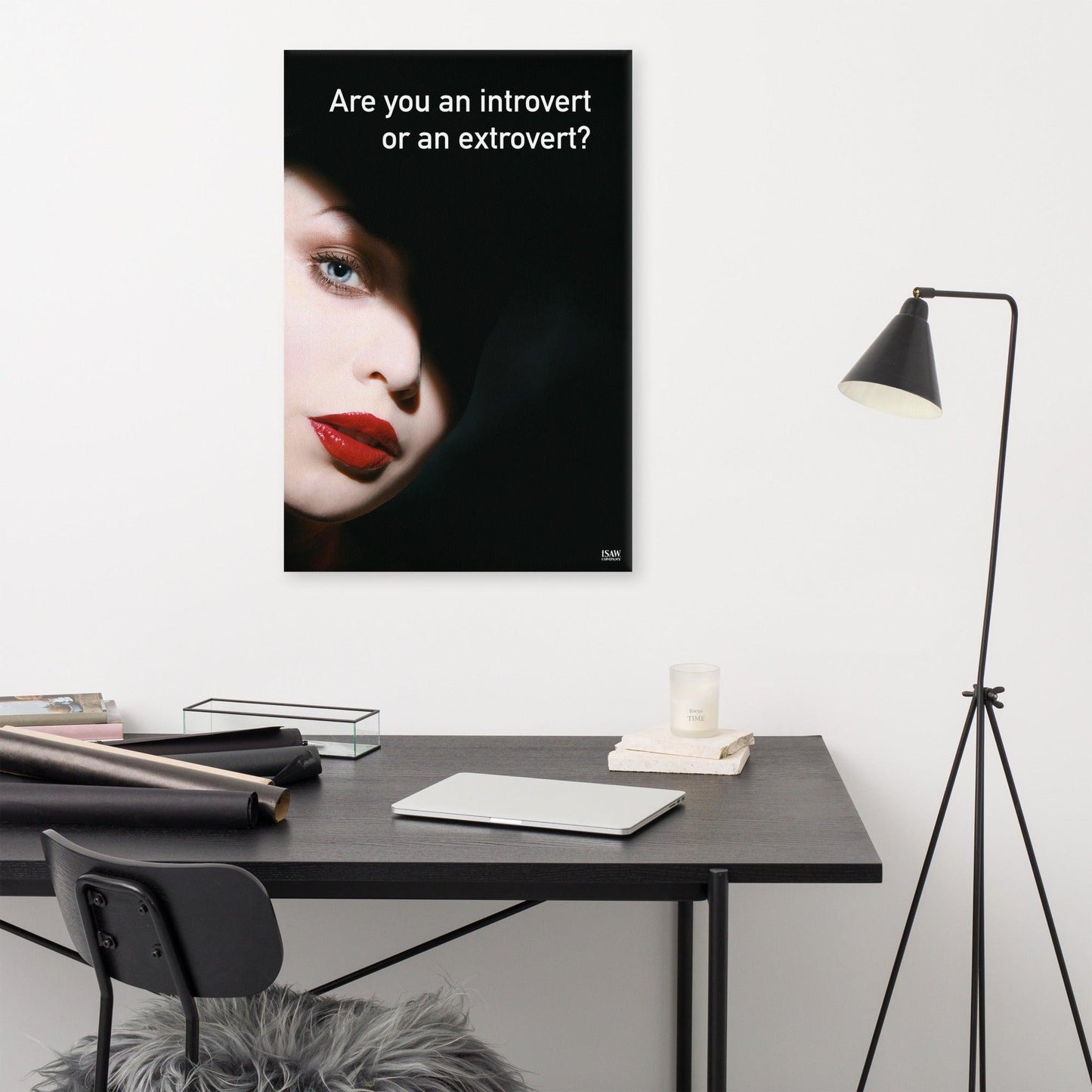 Are You An Introvert or An Extrovert - Canvas Print - iSAW Company
