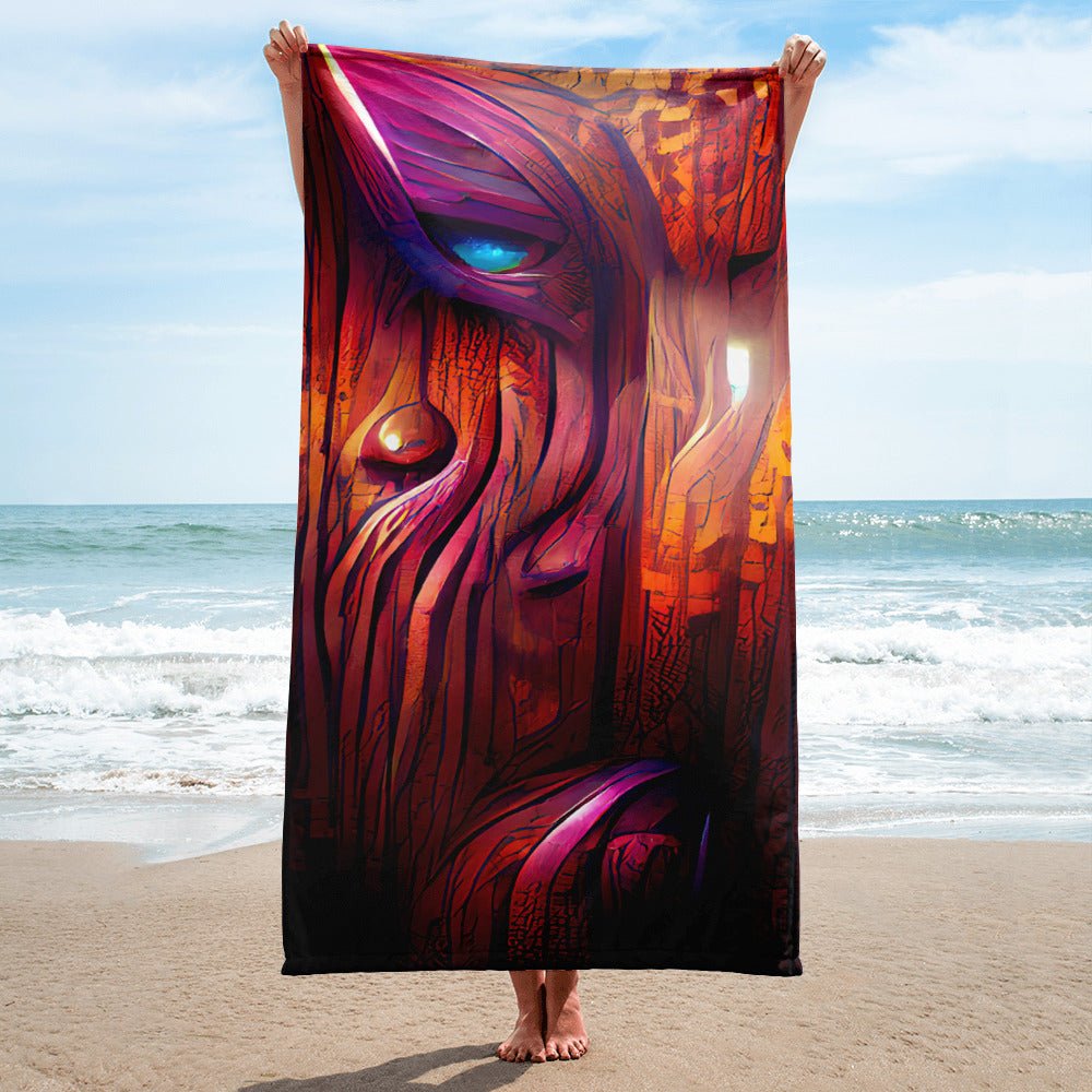 Hardwood - Beach Towel - iSAW Company
