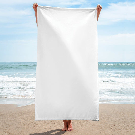 iSAW White Beach Towel - iSAW Company