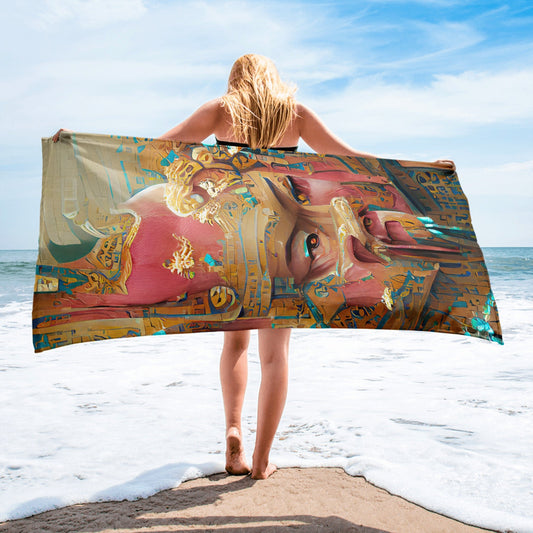 Huángdì - Beach Towel - iSAW Company