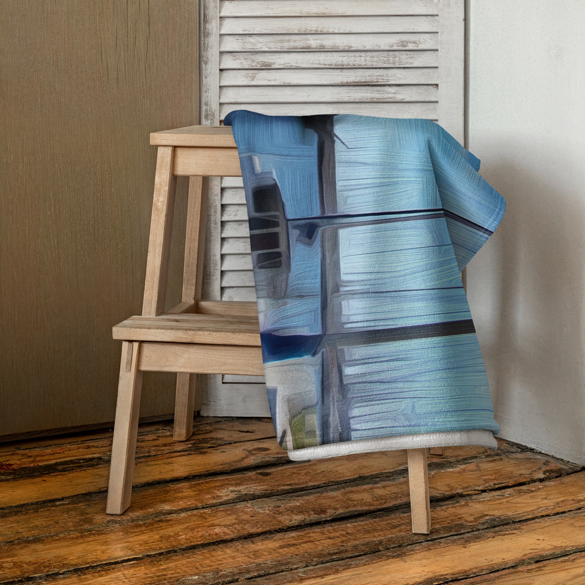 The Sleeping Yachts (at Morning) - Beach Towel - iSAW Company