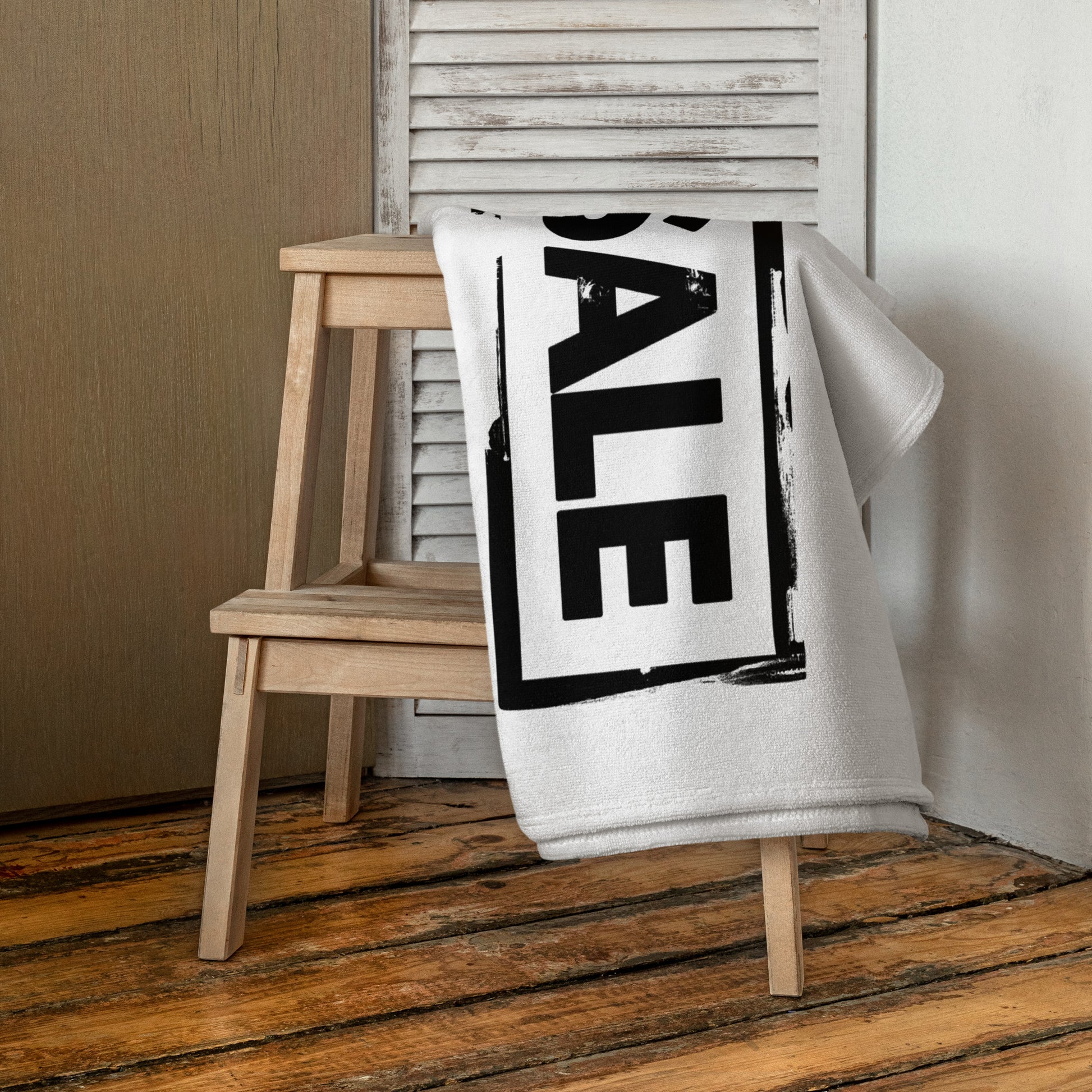 Not For Sale Black Stamp - Beach Towel - iSAW Company