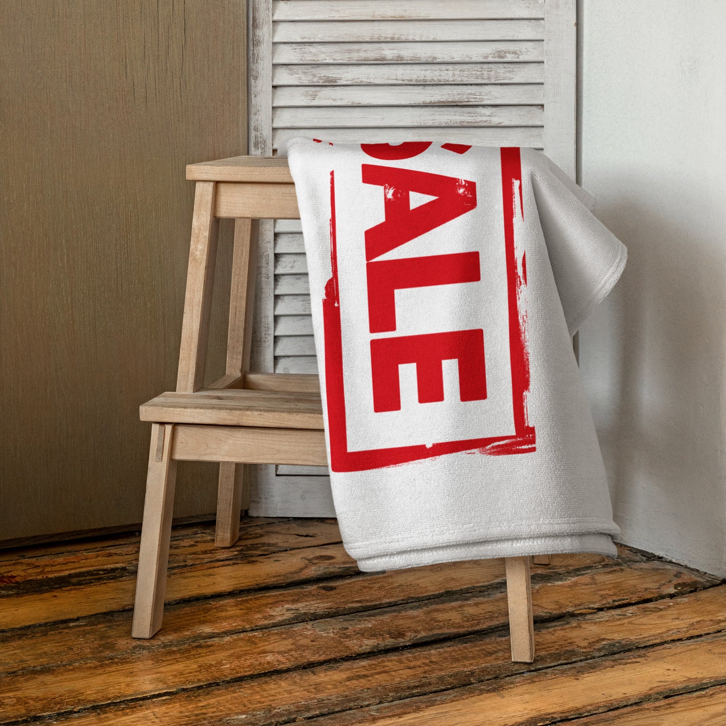 Not For Sale Red Stamp - Beach Towel - iSAW Company