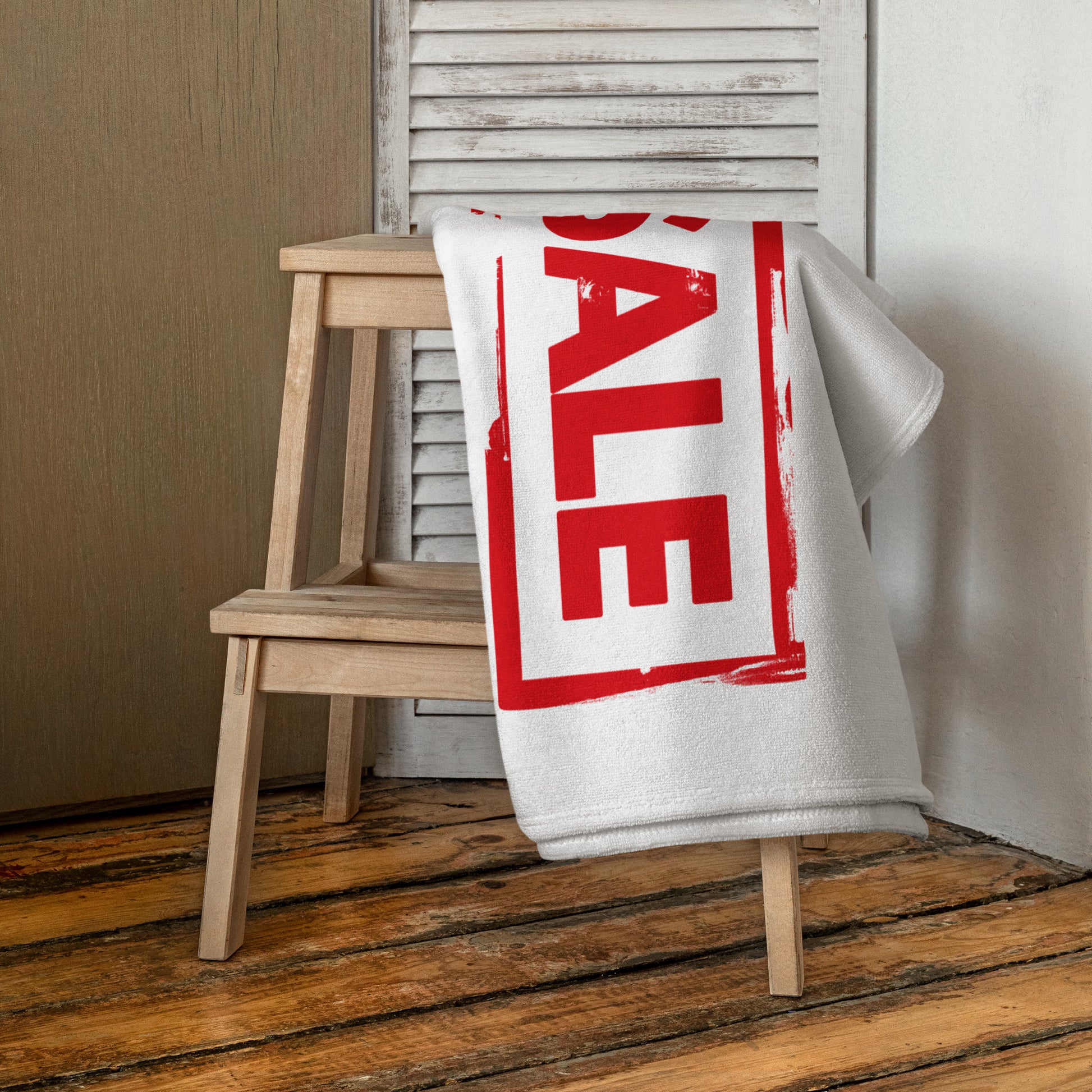 Not For Sale Red Stamp - Beach Towel - iSAW Company