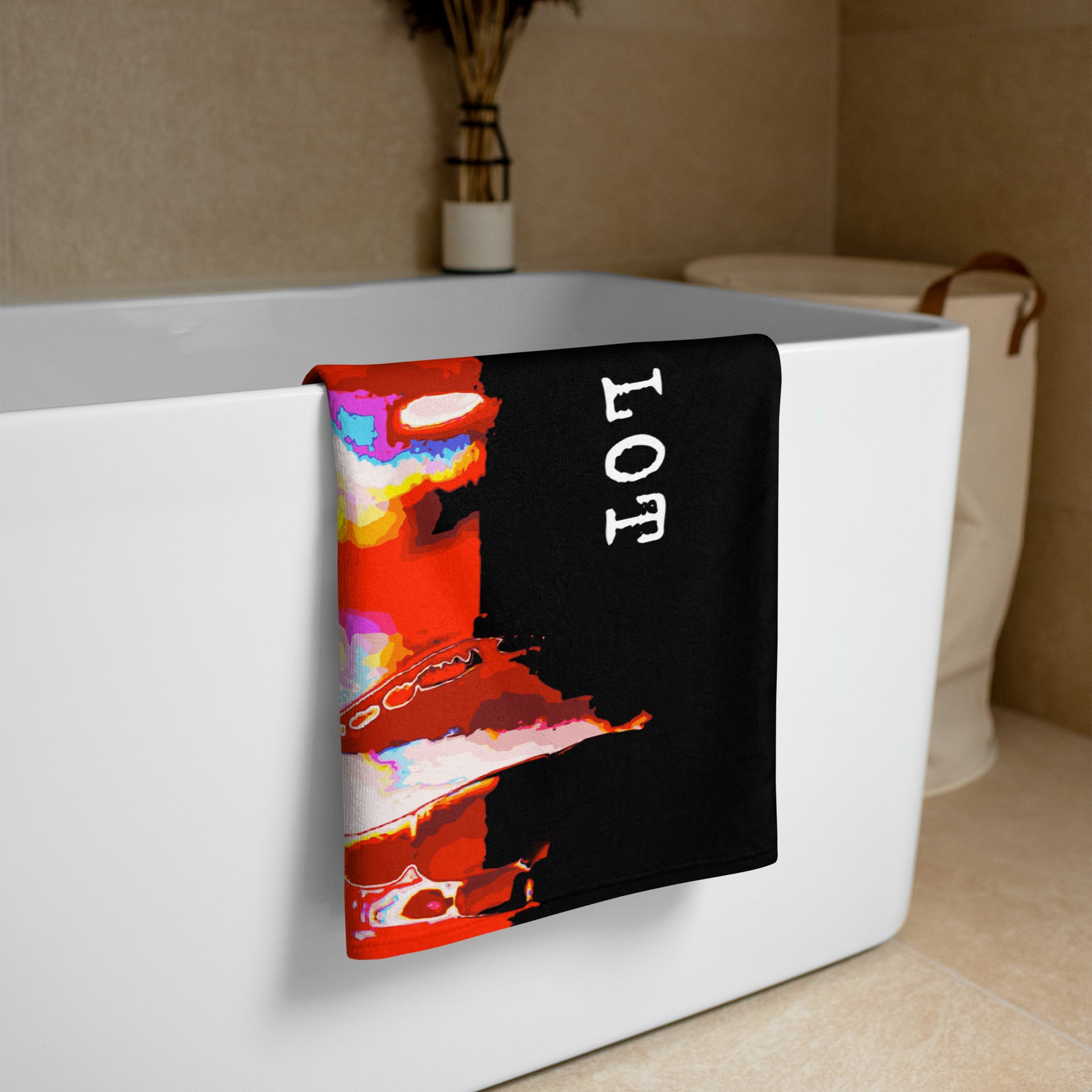 Miss Talk A Lot - Beach Towel - iSAW Company