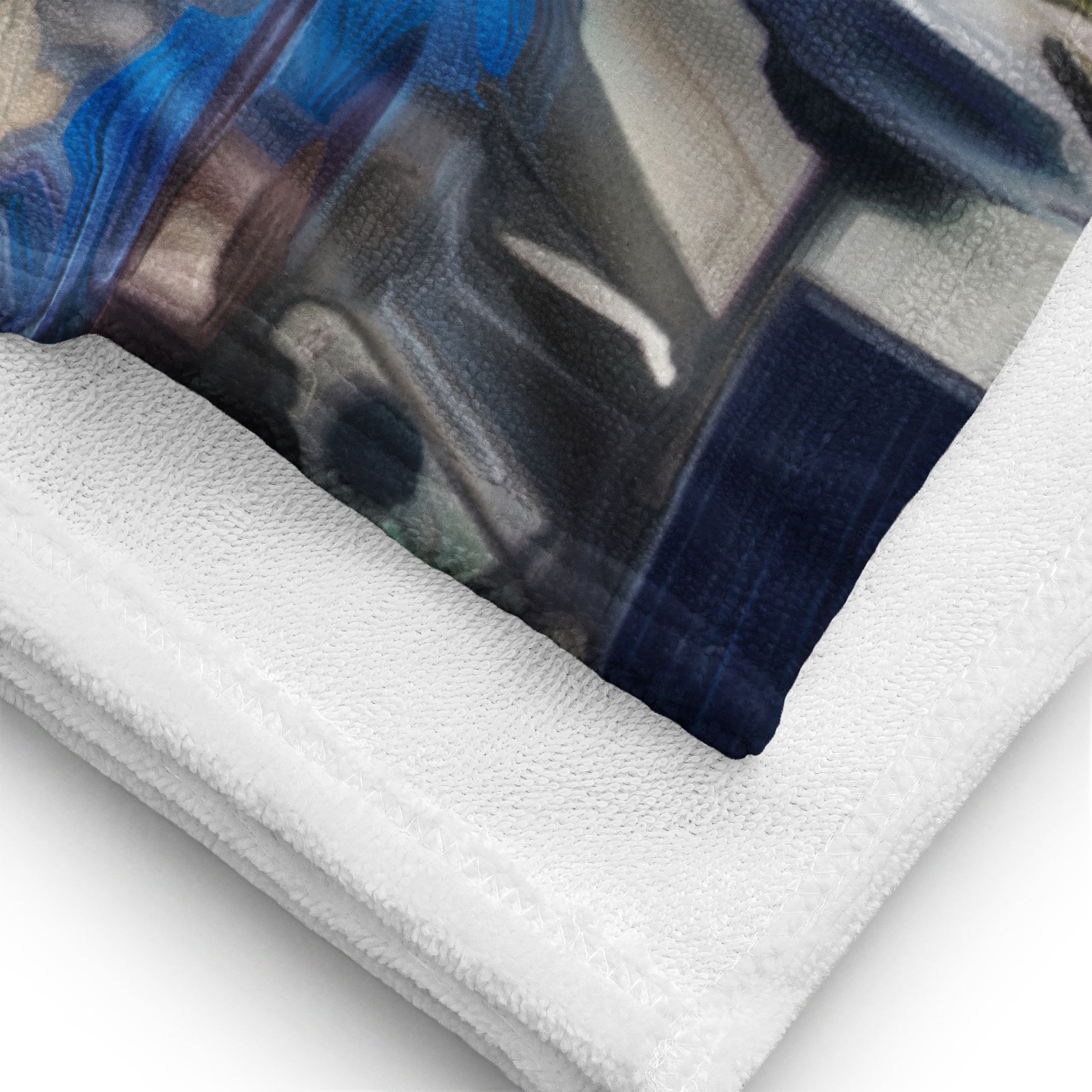 The Sleeping Yachts (at Morning) - Beach Towel - iSAW Company